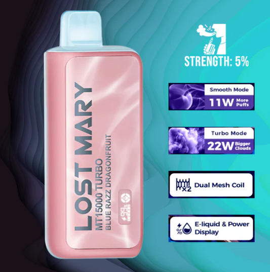 LOST MARY MT 15K BLUE RAZZ DRAGONFRUIT