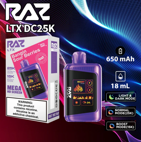RAZ LTX 25K Bangin Sour Berries