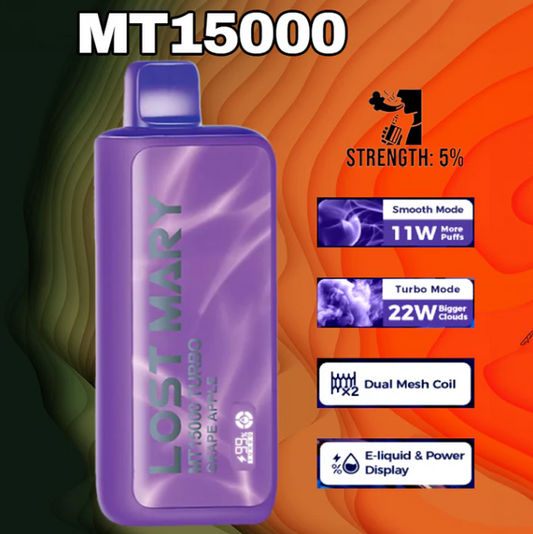 LOST MARY MT 15K GRAPE APPLE