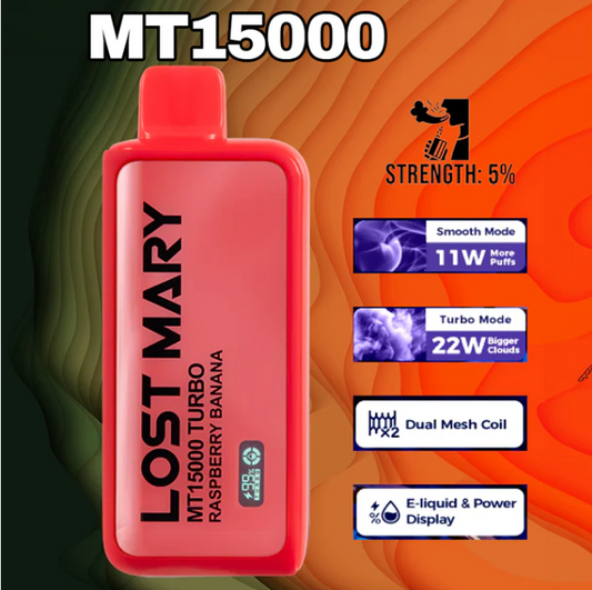 LOST MARY MT 15K RASPBERRY BANANA